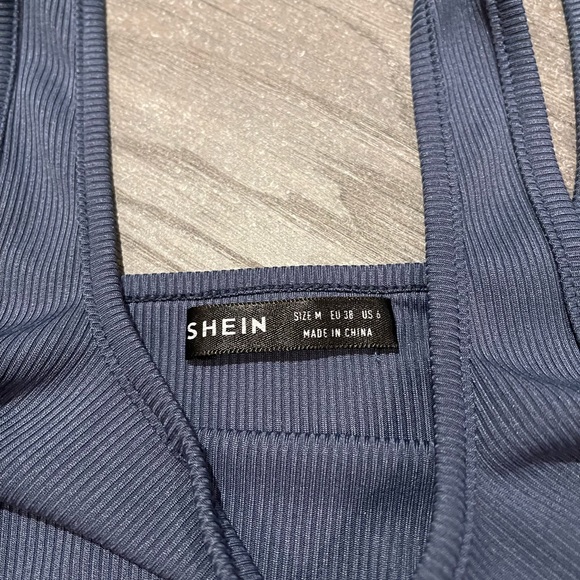 blue crop top - Picture 2 of 2